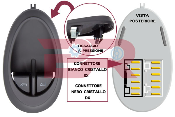 INTERRUTTORE ALZACRISTALLO