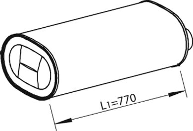 SILENZIATORE EURO 3 IVECO - BUS