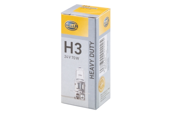 LAMP. H3 24V 70W 1 FILAM.