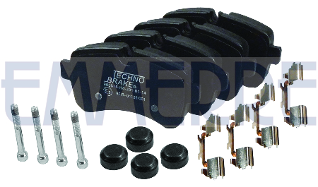 SERIE PASTIGLIE FRENO POSTERIORE IVECO DAILY 2006