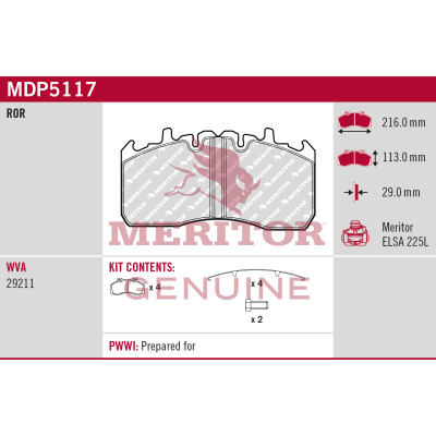 BRAKE PAD KIT