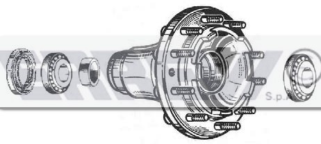 MOZZO COMPL.DI COLONN.   IVECO