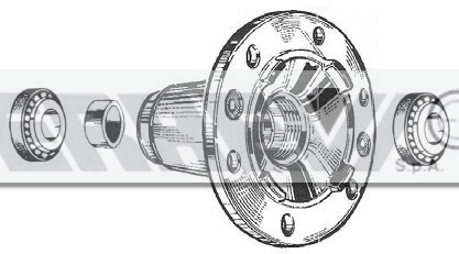 KIT MOZZO RUOTA           IVECO