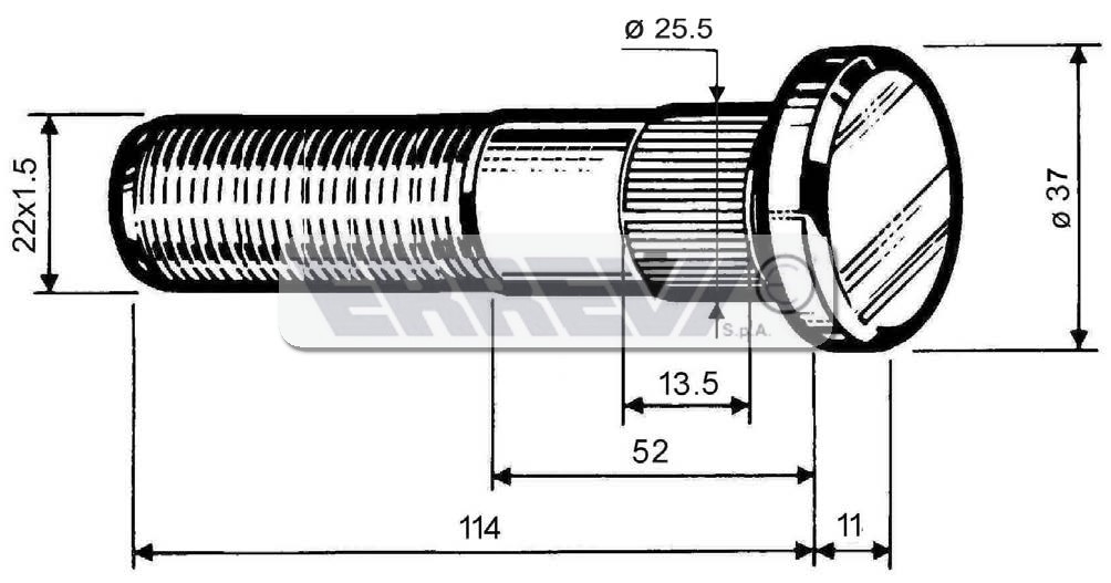 COLONNETTA FISS.RUOTA VOLVO-REN