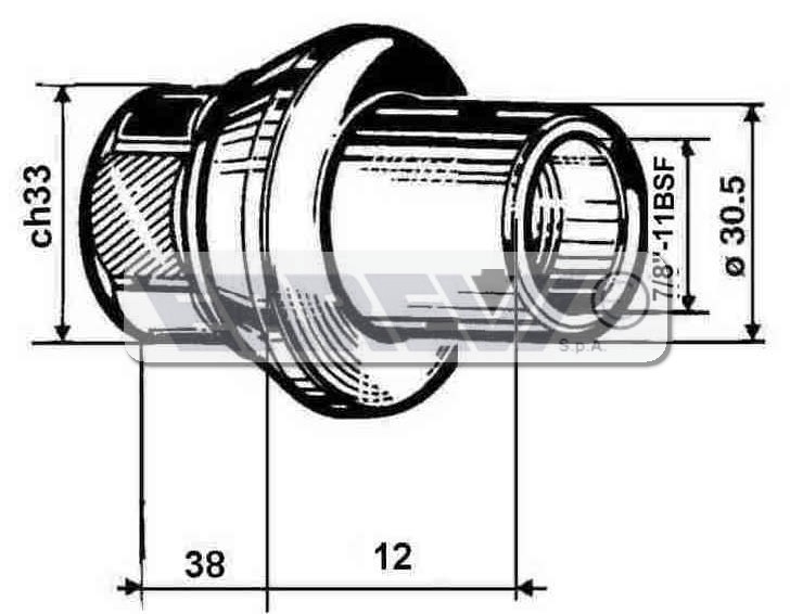 DADO C/GUID.7/8 11BSF H50 SCAN