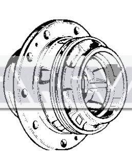 MOZZO RUOTA NUDO          IVECO