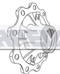 MOZZO RUOTA   BPW ECO MAXX 8/9T