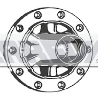 MOZZO RUOTA NUDO BPW 12T.125X2