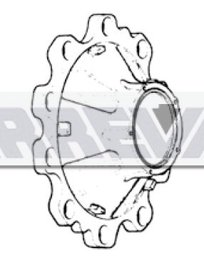 MOZZO RUOTA         ROR-MERITOR