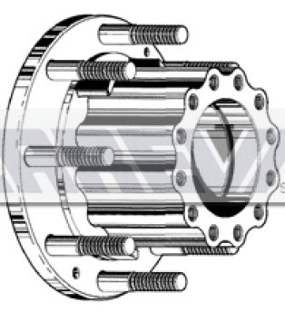 MOZZO RUOTA POST.C/COL.  E.CARG