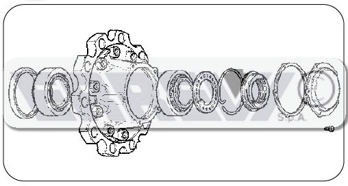 MOZZO RUOTA COMPL.    ROR