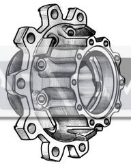 MOZZO RUOTA              SCANIA