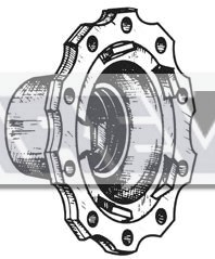 MOZZO RUOTA COMPLETO     SCANIA