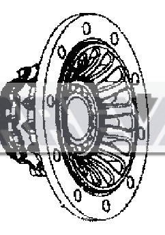 MOZZO RUOTA COMPLETO     SAF