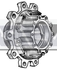 MOZZO RUOTA NUDO         SCANIA