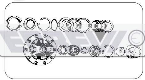 MOZZO RUOTA COMPLETO     B.P.W.