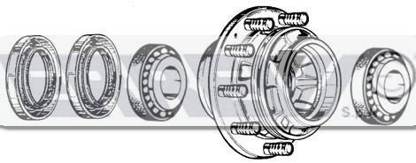 KIT MOZZO RUOTA           IVECO
