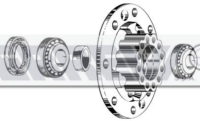 KIT MOZZO RUOTA           IVECO