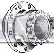 MOZZO RUOTA COMPLETO    RENAULT