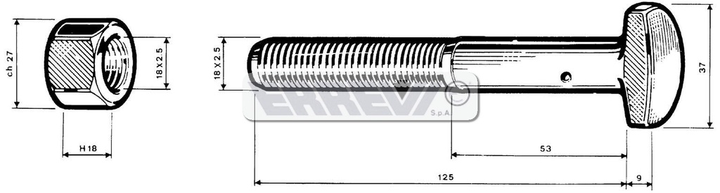 BULLONE RAGG.P 18X125       682