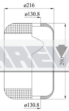 MEMBRANA      IVECO/MERITOR-ROR