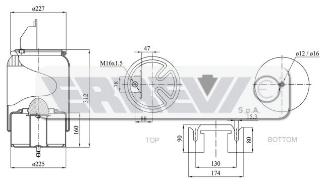 MOLLA COMPLETA DI PISTONE VOLVO
