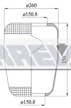 MEMBRANA DAF/IVECO/MAN/MERCEDES
