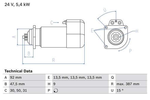 [0986011570] MOTORINO DAVVIAMENTO