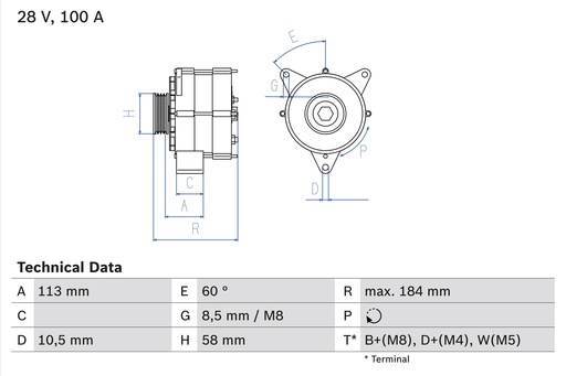 [0986043890] ALTERNATORE