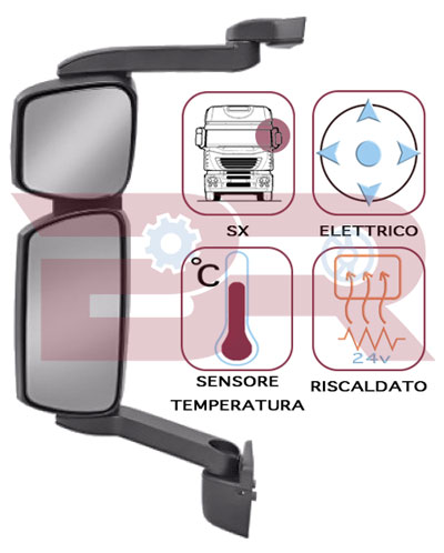 [BRCA0551] SPECCHIO ESTERNO, CABINA