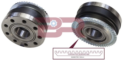 [BRST6117] KIT MOZZO RUOTA CON ABS